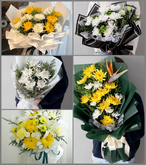 湖北孝感市大悟县宣化店镇张榜村白事花束代送